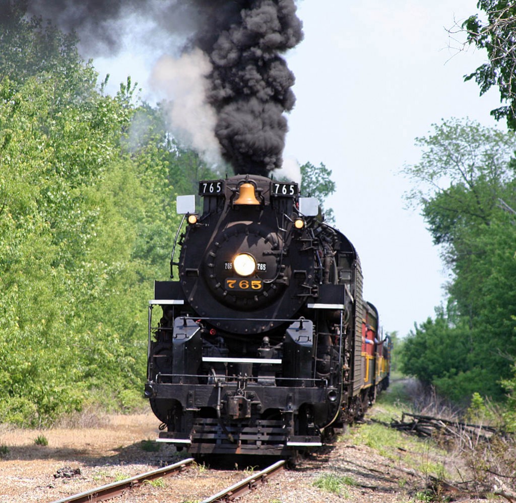 765 steam engine 5-24-09
Keywords: 765 LaCrosse, In