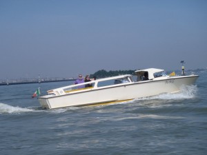One of the many Water-Taxi's found in Venice