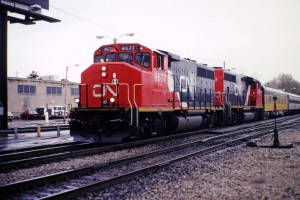 CN 9677 9498 ebd inspection train East Lansing 04 13 1994 a.JPG