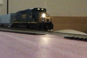 I don't have any good pictures of a SD40-3 in real life, so here's a picture of my model, #4046.